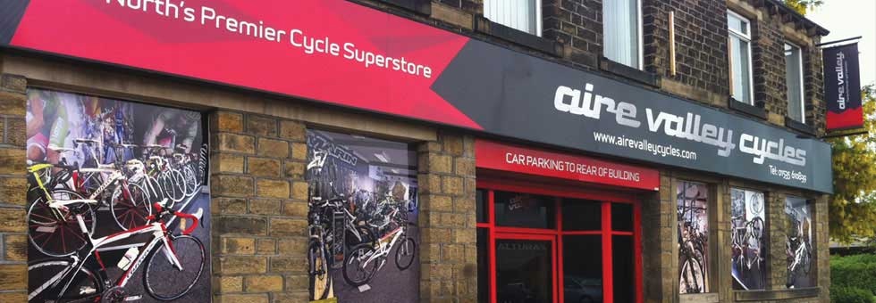 Shop Signage Aire Valley Cycles